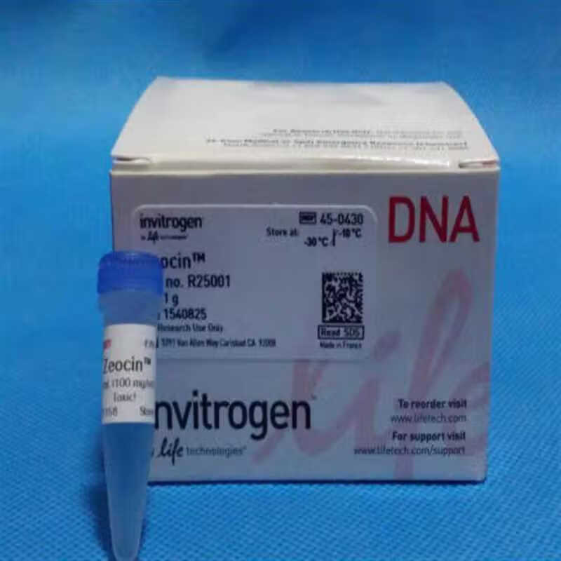 zeocin 博来霉素 博莱霉素 invitrogenr25001 125mg/1.25ml 8支/盒