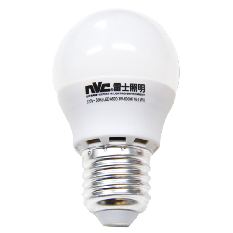 查询雷士照明NVCLED光源节能灯泡E27大螺口家用商用大功率12瓦暖白光球泡历史价格
