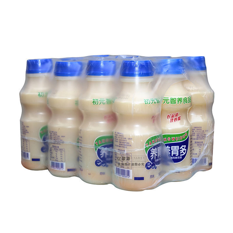 初元乳酸菌早餐奶原味乳酸菌酸奶饮料饮品340ml*12瓶整箱