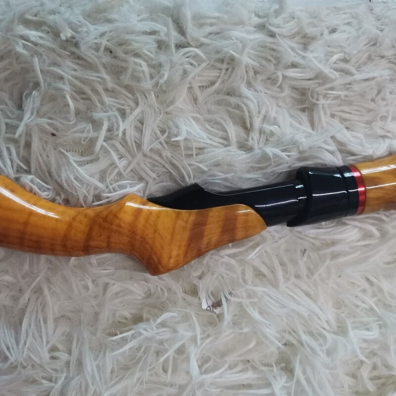 薇欧漫便携插节冰钓竿迷你冬钓竿手把套装插节软尾桥筏钓竿便携冰钓竿