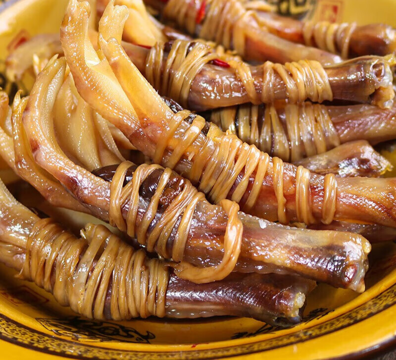 05元券top19 热销指数 0新食道鸭脚包鸭爪肠掌包心散装鸭掌鸭脚包腌制