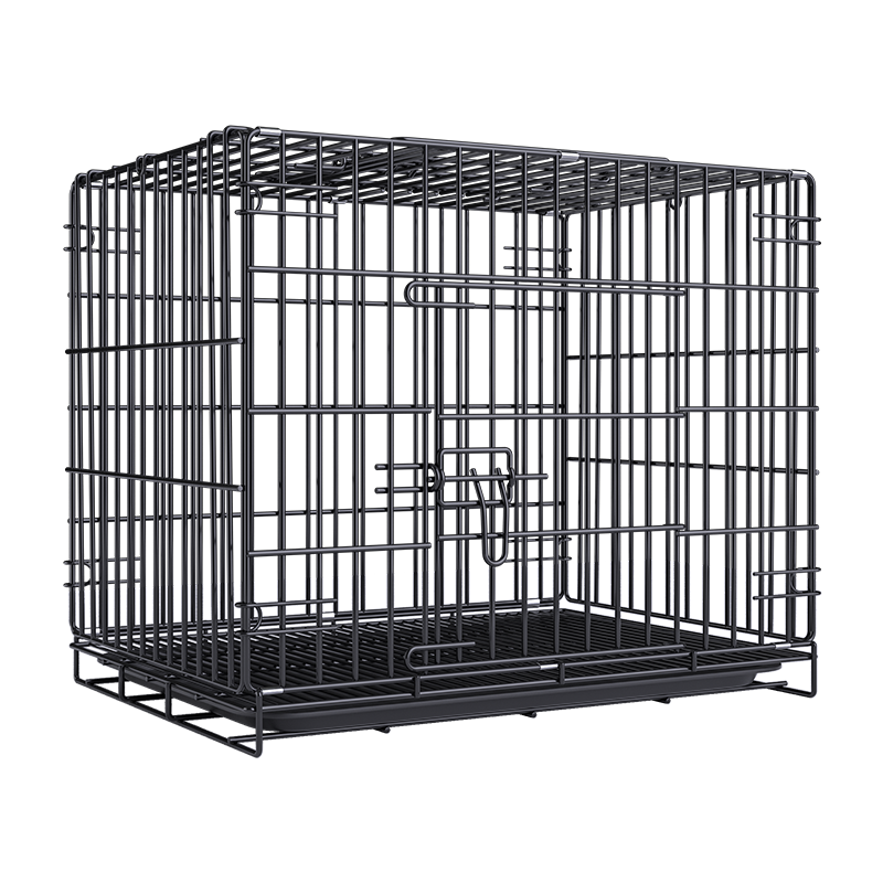 憨憨寵 狗籠貓籠 狗籠子小型犬帶廁所幼犬折疊便攜貓籠子寵物籠具兔籠 【精品真加粗】狗絲 70*50*60cm