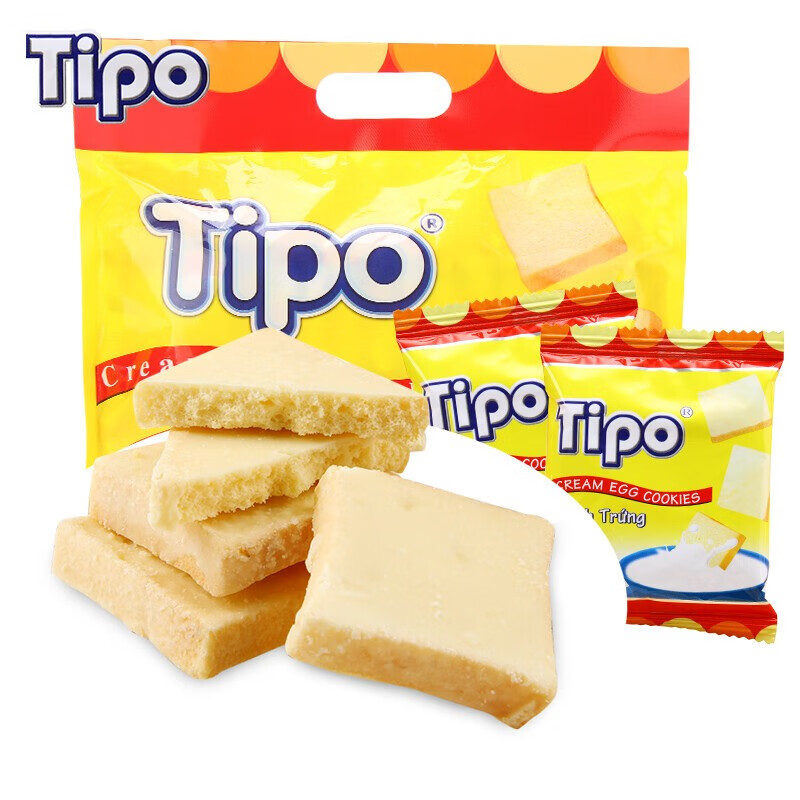 丰灵TIPO越南进口TIPO面包干早餐代餐鸡蛋牛奶面包片办公零食小吃 TIPO面包干300g