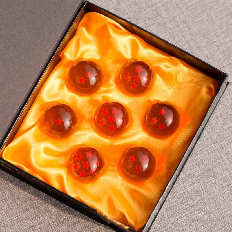 迪士尼七龙珠周边动漫孙悟空手办7颗龙珠水晶球四星神龙模型 创意礼物