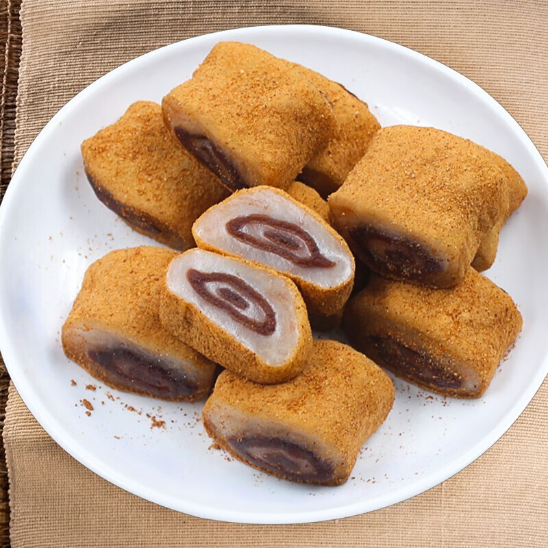 年糕杨北京特产清真早餐冲调 驴打滚180g