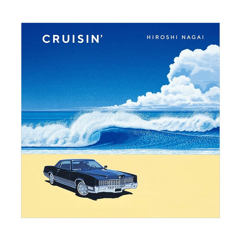 【预售】永井博作品集：CRUISIN 插画大师汽车旅行主题插画集 復刊ドットコム 日文原版进口艺术绘画善本图书