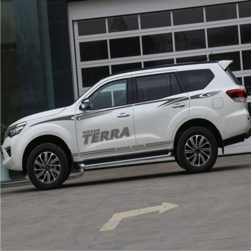 日产途达车贴拉花terra专用侧裙贴汽车腰线彩条装饰车身