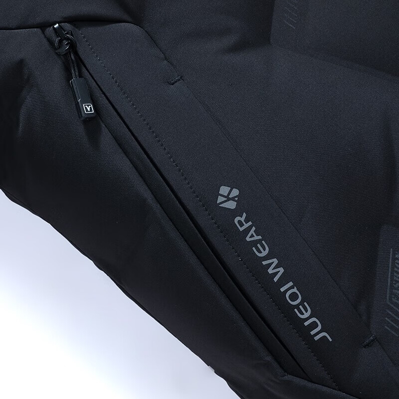 罗蒙（ROMON）短款羽绒服男连帽冬季外套中青年男士保暖防寒保暖休闲外套男装 藏青 2XL 185(适合140-160斤)