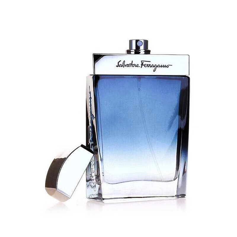 菲拉格慕(Ferragamo)【七夕王俊凯同款】蓝色经典男士淡香水礼盒送男友生日礼物50ml 蓝色经典男士淡香水100ml+礼盒贺卡+包+随机菲拉1.5ml