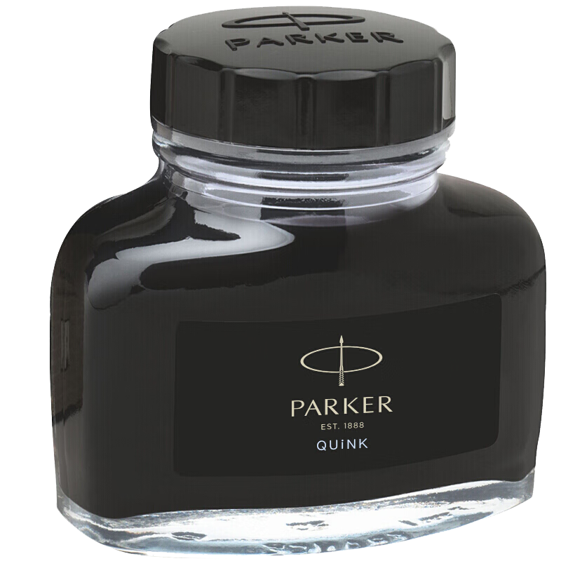 派克(PARKER) 标准钢笔墨水57ml非碳素墨水黑色大容量(IM、都市、卓尔系列通用墨水)