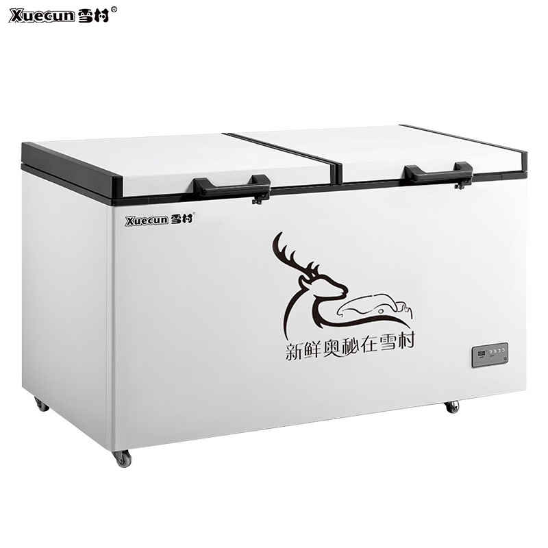 雪村 卧式冷柜 冷藏冷冻柜商用 厨房冷柜 纯铜管 大容量 bd/bc-1080