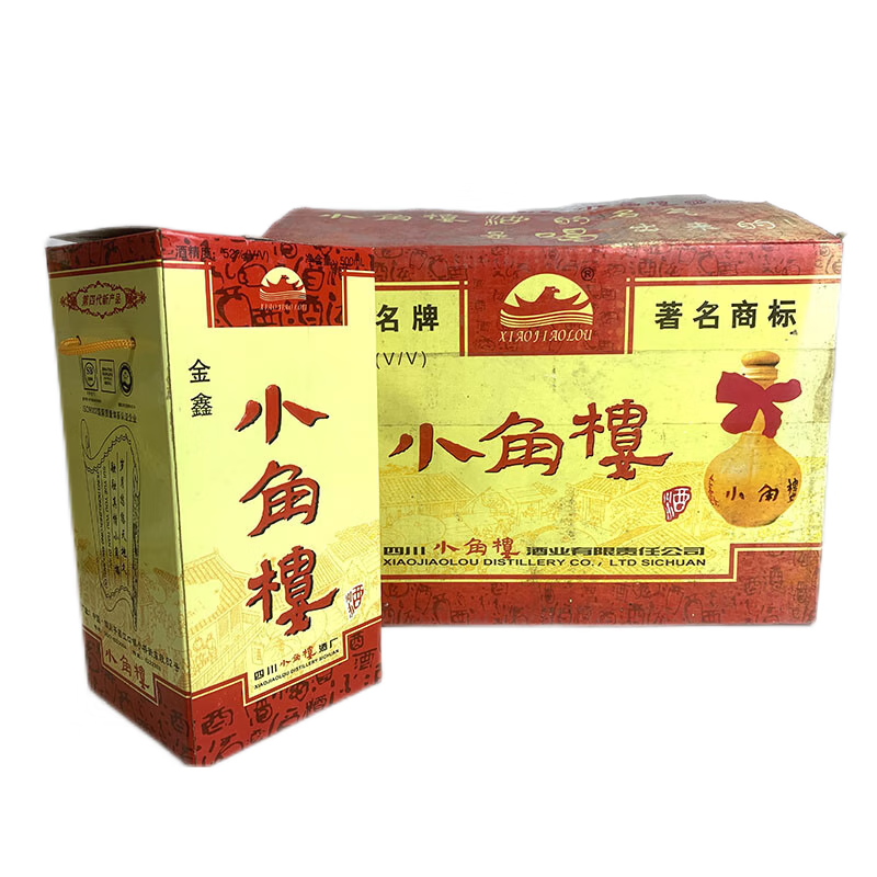 四川名酒小角楼酒2002年52度浓香型500ml*6瓶整箱装