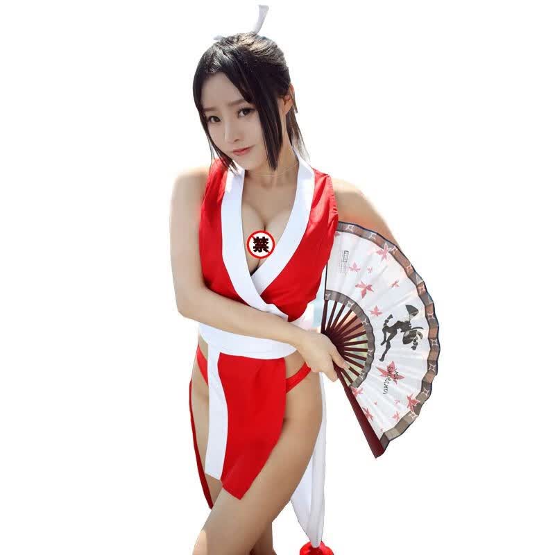 慕伦莎 性感情趣内衣制服诱惑日本樱花和服不知火舞动漫cos角色扮演