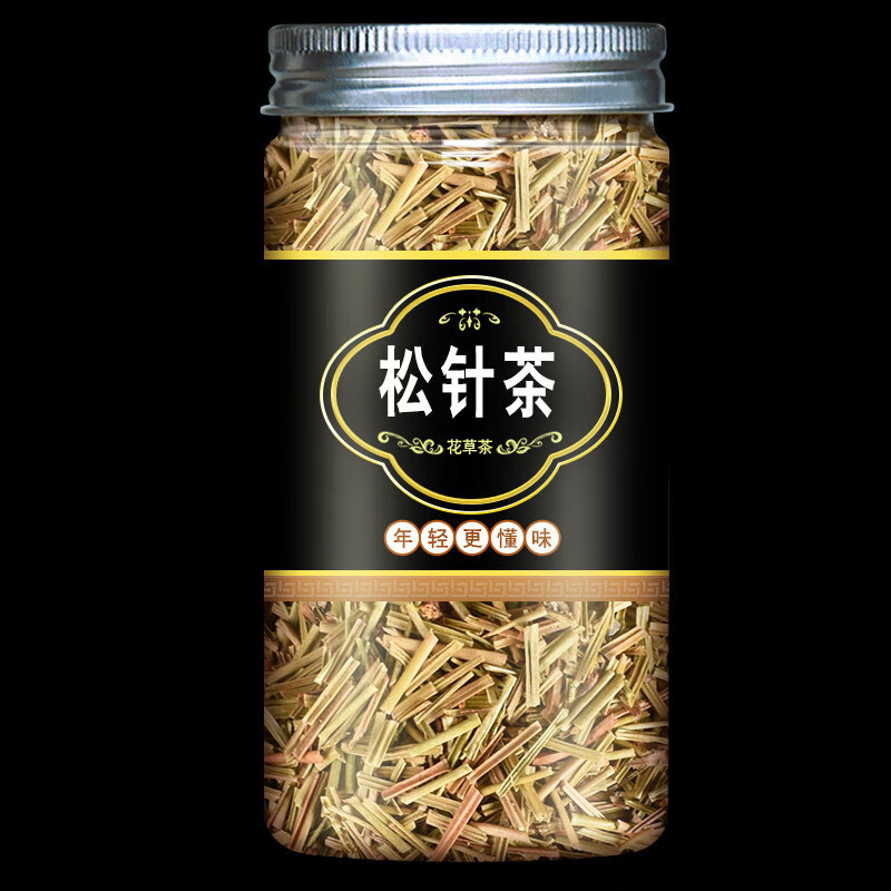 松针茶蒲公英松针茶和蒲公英大别山白松针茶干泡茶 【松针茶】一罐