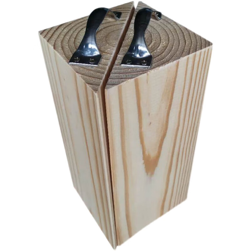 定制汽车三角木止退器实木轮档停车定位器防滑溜枕木议价