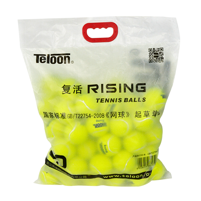 天龍（Teloon）網(wǎng)球  Rising復(fù)活進(jìn)階比賽訓(xùn)練網(wǎng)球 60個(gè)一整袋