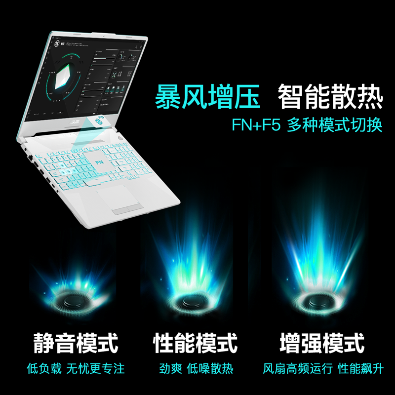 华硕ASUS天选2新锐龙标压15.6英寸游戏笔记本电脑高刷新高色域电竞屏设计商务办公学生手提新品 青144Hz R7-5800H RTX3050Ti 配置一  16G内存 512G固态