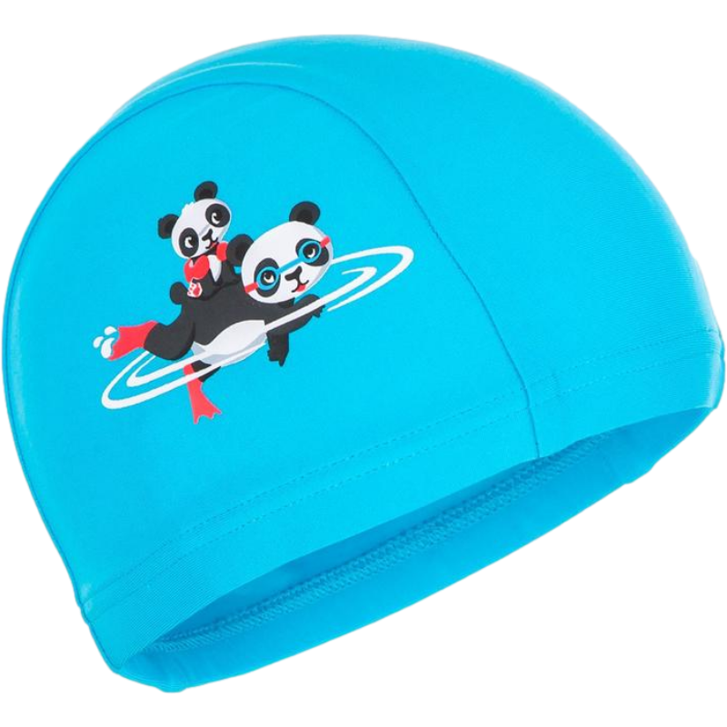 迪卡侬（DECATHLON）泳帽婴儿泳帽不勒头网布纯色护耳布泳帽舒适儿童游泳IVA2 珊瑚色