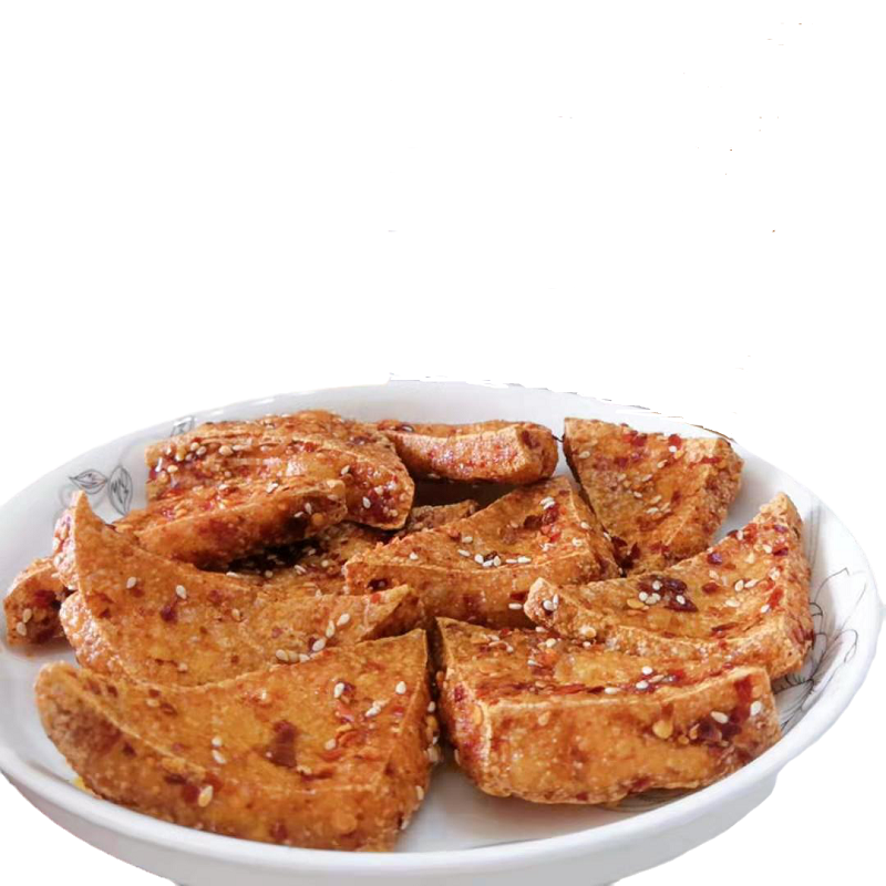 虎钢馋叙永麻辣豆腐干四川省泸州红油三角油炸软豆干香干小袋两样起