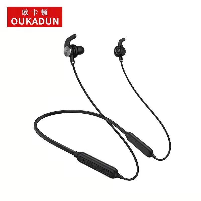 欧卡顿（OUK ADUN） 无线蓝牙耳机ANC主动降噪跑步运动挂脖式耳机苹果安卓手机通用CH216 黑色