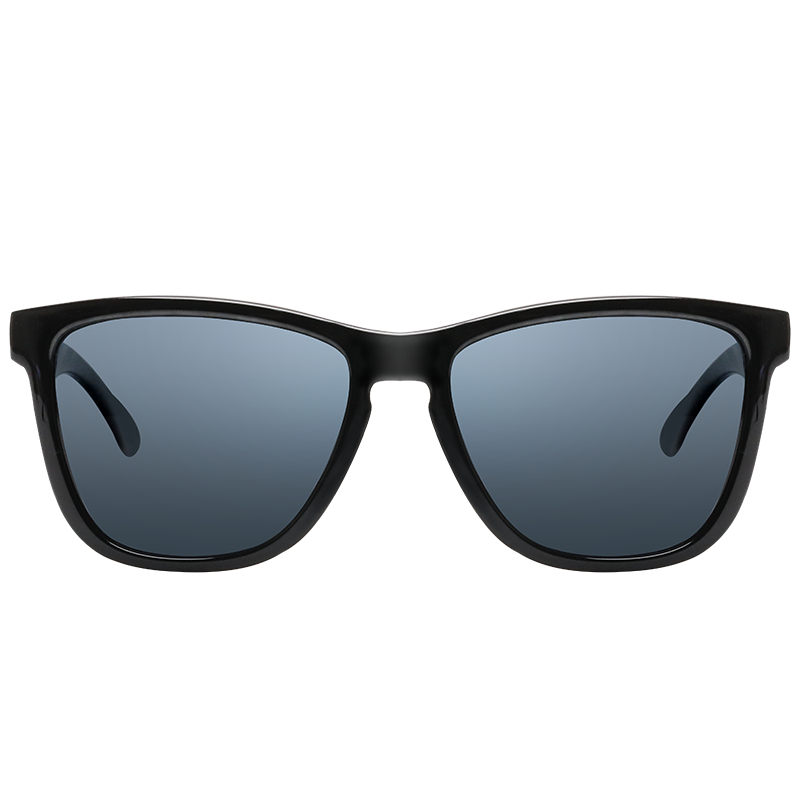 小米(mi)经典方框太阳镜新款男女时尚眼镜墨镜开车司机偏光眼镜 灰色