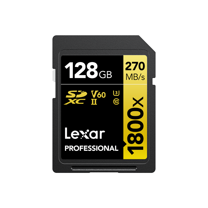Lexar 雷克沙 LSD1800128 SD存储卡 128GB（UHS-II、V60、U3）