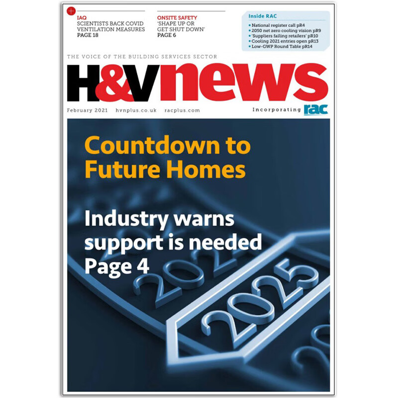 【单期可选】H&V News 2020年4/5/6月刊 美国建筑工业杂志英文杂志 2021年2月刊