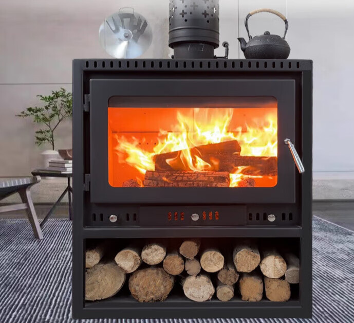 渺帆真火壁炉燃木柴火家用客厅农村别墅民宿现代欧美式壁炉装饰取暖炉