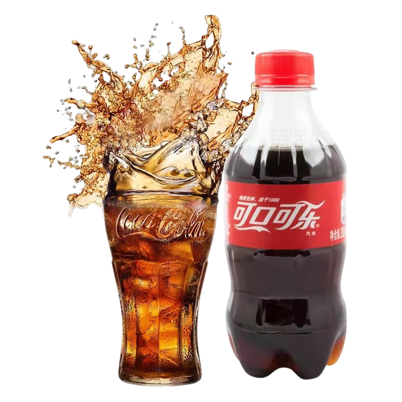 可口可乐cocacola汽水含汽饮料300ml8瓶可口可乐公司出品