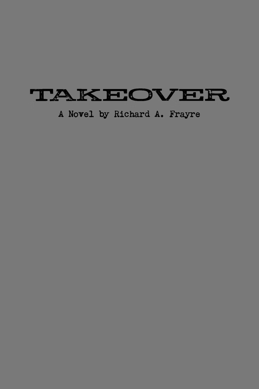 【预售 按需印刷】takeover