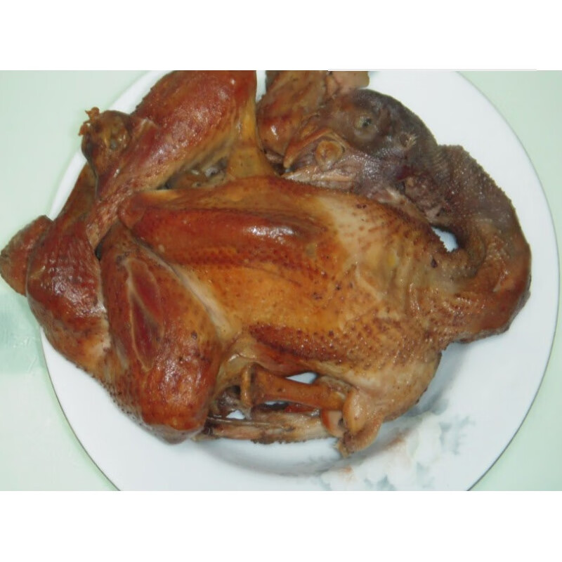 辽阳特产清真手撕老杨头烧鸡真空包装五香扒鸡