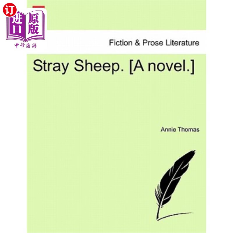 海外直订stray sheep. [a novel.] 流浪羊.【小说】