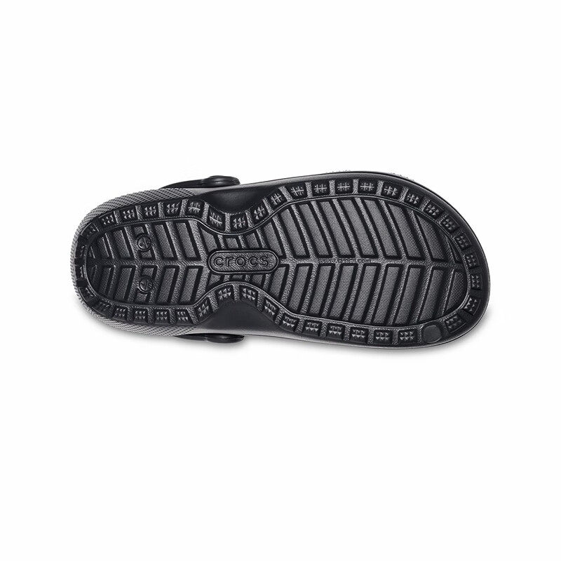 CROCS卡骆驰檀健次同款秋经典暖棉洞洞鞋女软底拖鞋|203591 黑/黑-060 41 /42(260mm)