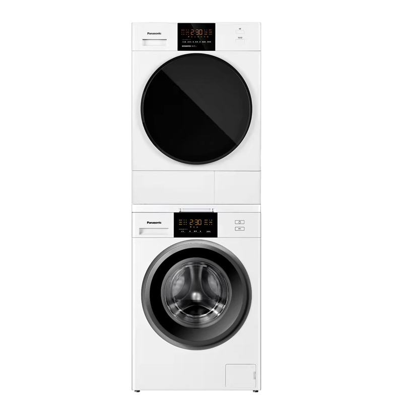 松下(Panasonic)热泵洗烘套装变频滚筒洗衣机10公斤+热泵烘干机干衣机9公斤 净忻（N10P+EH900W）