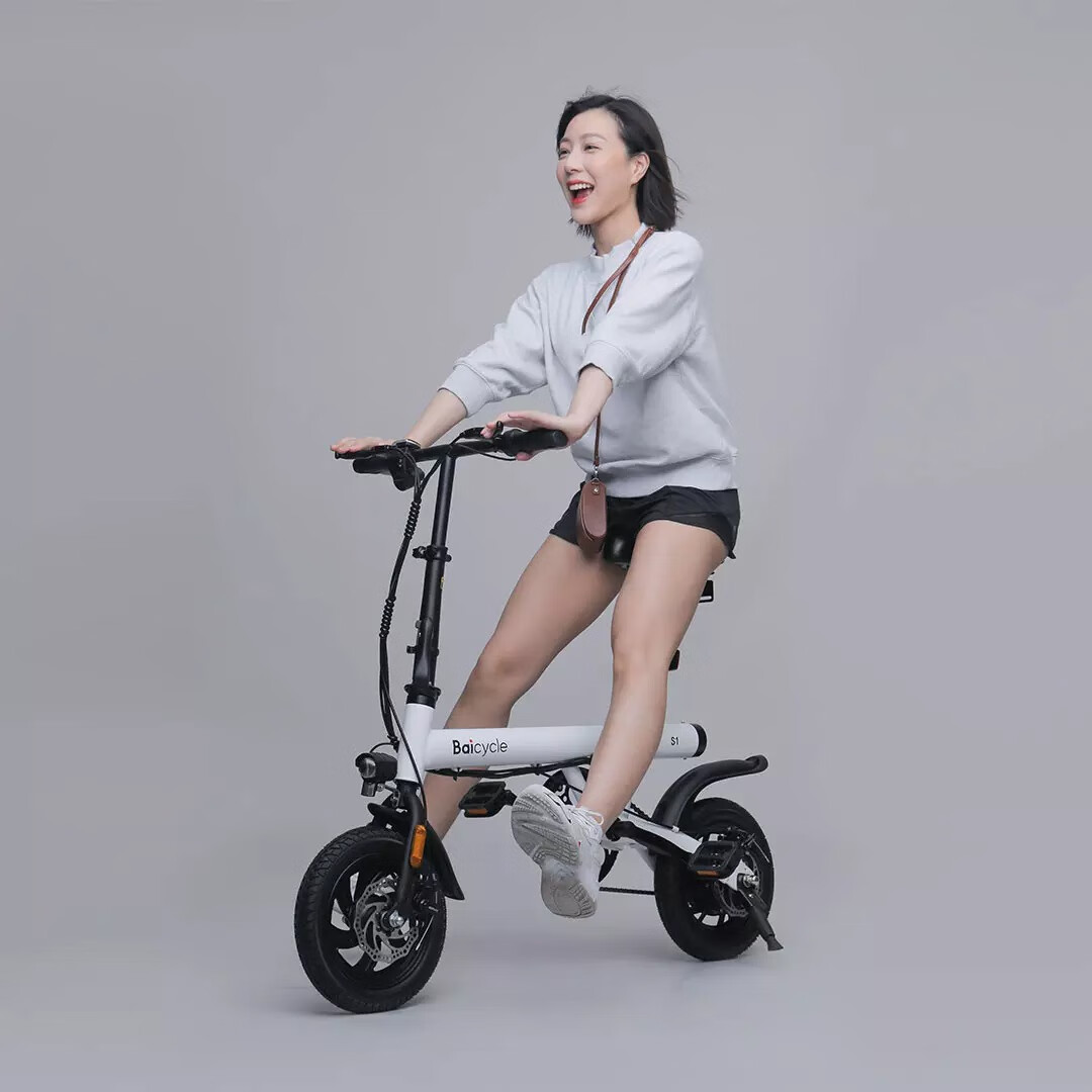 xi qi小米小白折叠电动助力自行车成人女生迷你小型超轻新国标 s1款