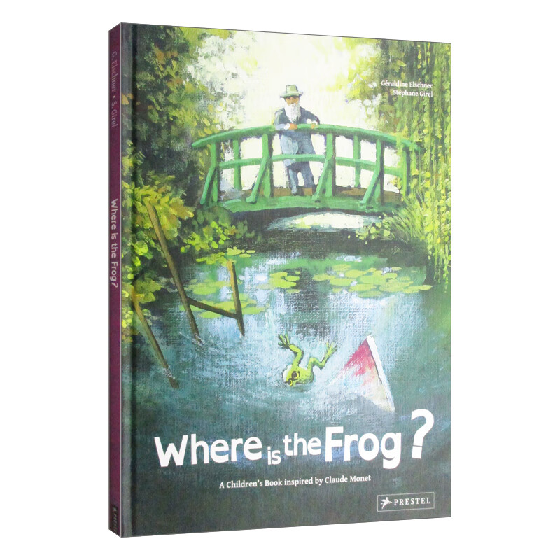 英文原版 青蛙在哪里 受莫奈启发的绘本 精装 英文版 进口英语原版