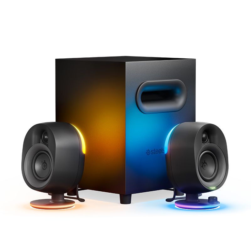 ���SteelSeries������/�������� Arena 7 ��������̨ʽ��ý����������羺��Ϸ���� 2.1������ ������ RGB��Ч