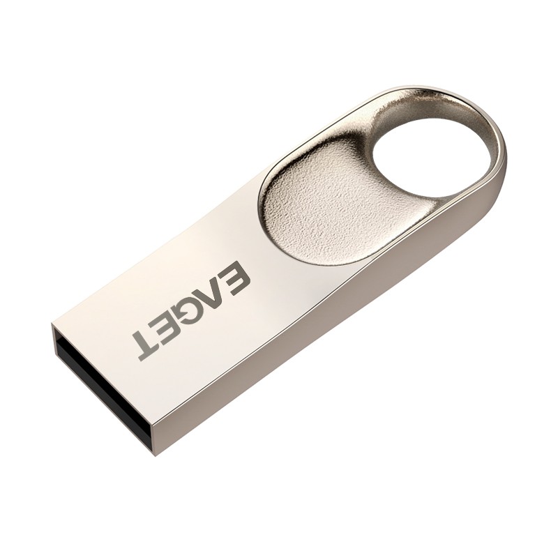 忆捷（EAGET） U2 金属高速U盘学生办公商务简约金属外壳U盘USB2.0优盘 64GB