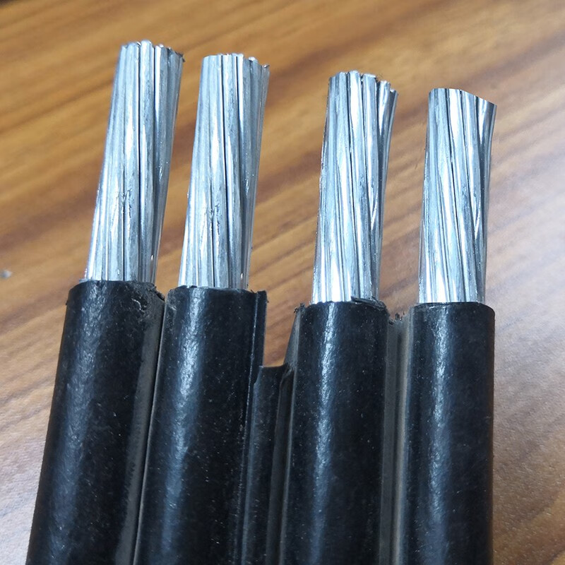 室外电线电缆/25/35/50/70平方国标4芯平行线集束架空线 4*16平方架空