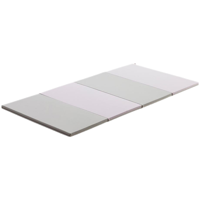 iloom韩国进口宝宝爬行垫折叠垫环保折叠游戏垫隔音 绿灰色100*200*4cm