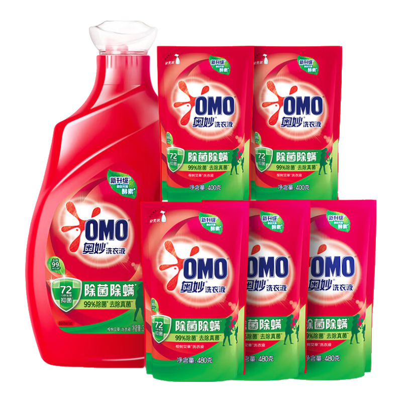 ����ȯ:���OMO����������ϴ��Һ 3KG+400G��2+480G��3 *2��