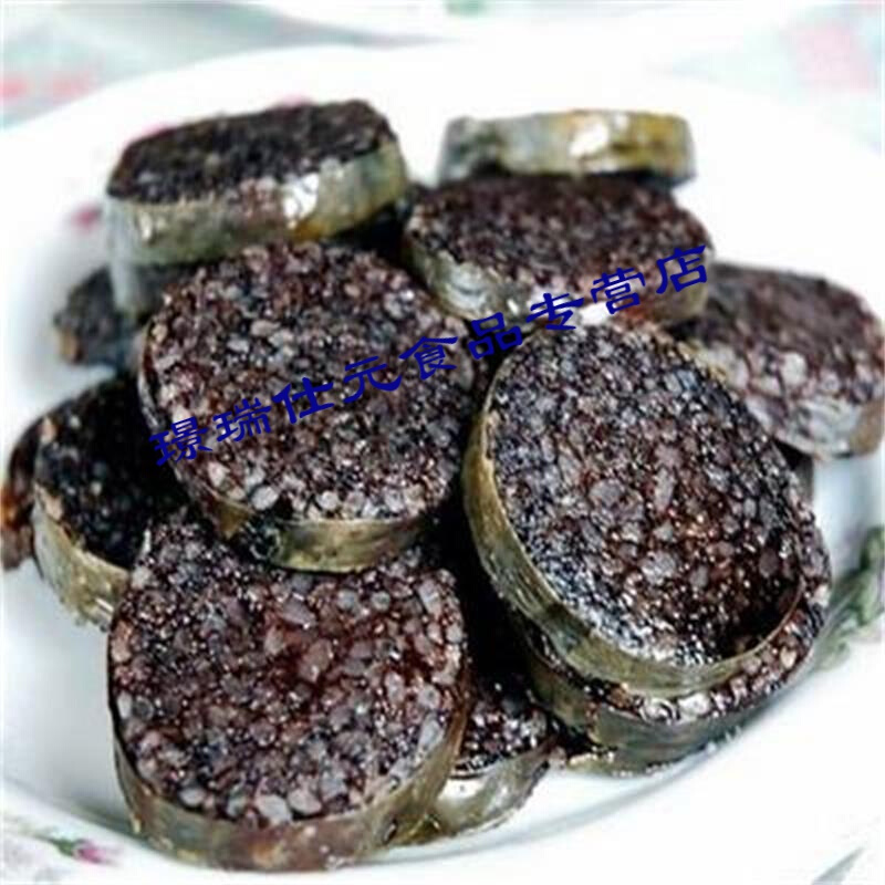 羽芝曼云南大理特产新鲜现做糯米血肠猪灌肠农手工自制a 1斤500克