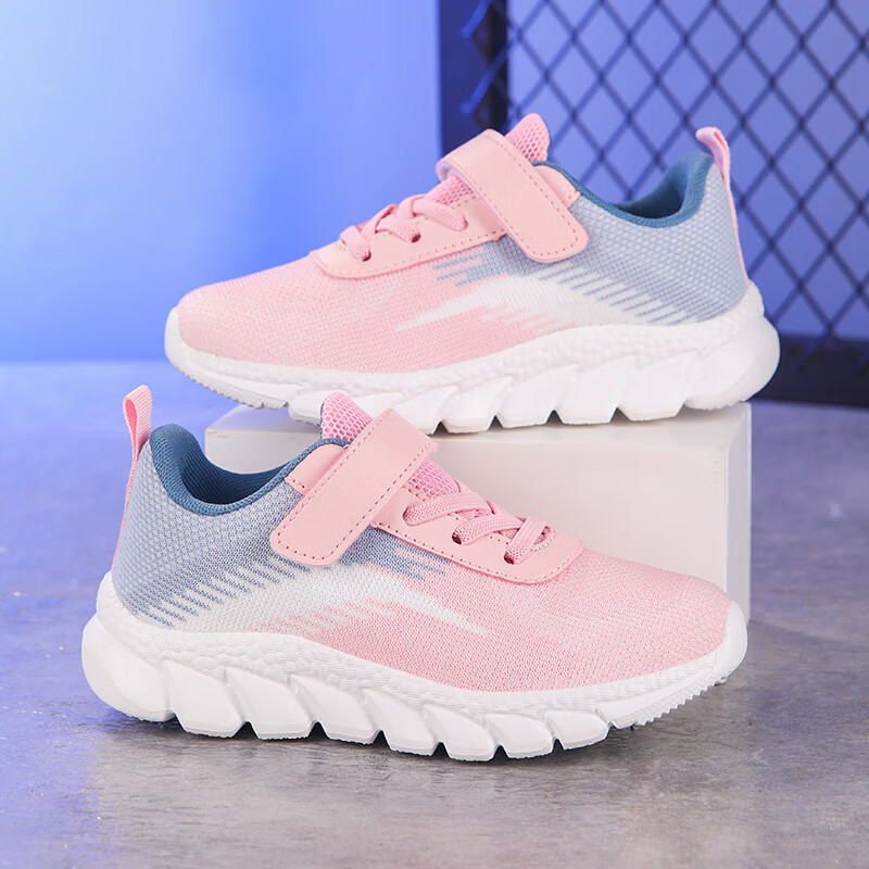 儿童跑鞋中性小童舒适透气户外缓震运动休闲鞋,67元—— 慢慢买比价网