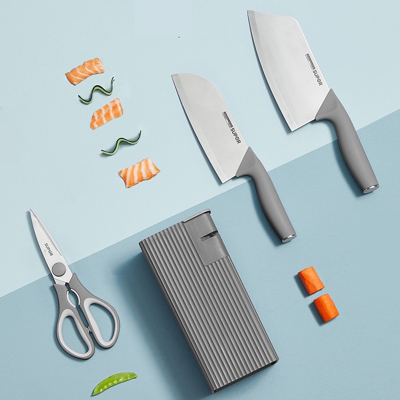 SUPOR灵动系列厨房五件刀具套装-价格走势及评测推荐