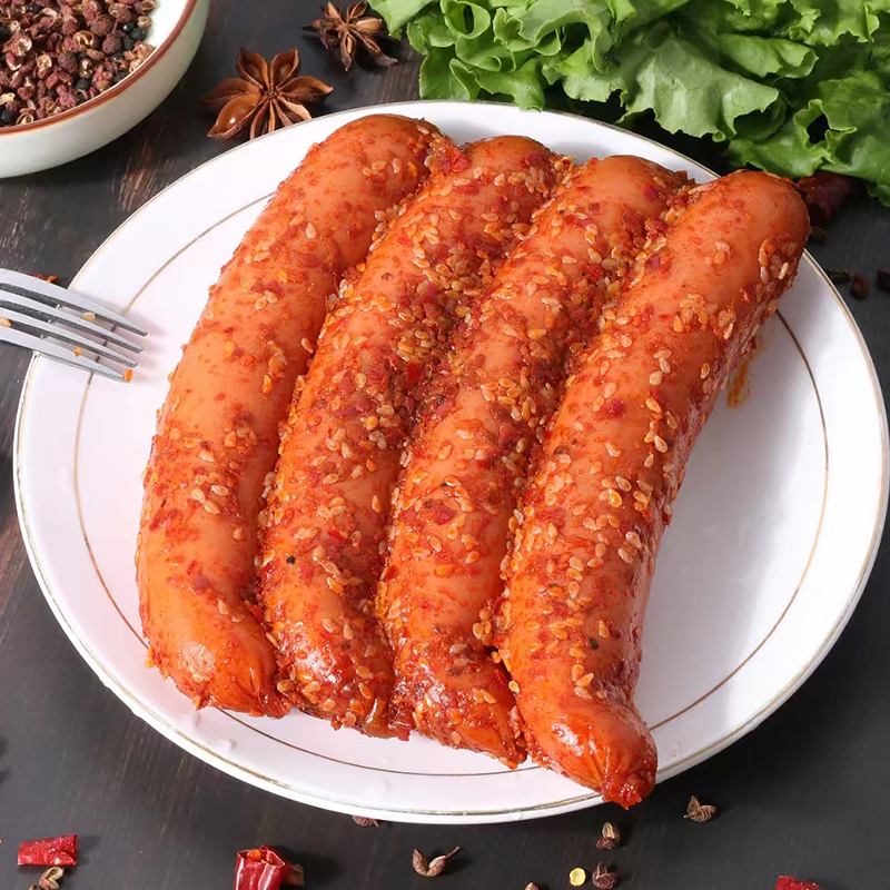 晨越 香辣烤肠 380g 家庭装烧烤食材火腿肠休闲零食