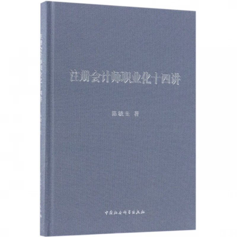 注册会计师职业化十四讲(精)