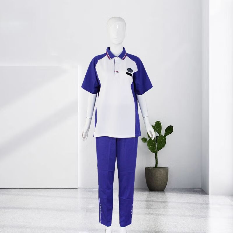以舟青岛教育实验中学夏季校服 夏季校服21级 160