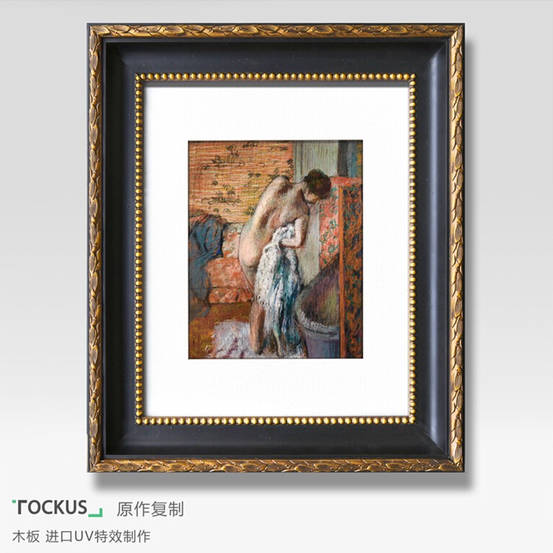 tockus 德加印象派艺术装饰画 文艺复古轻奢客厅挂画沙发墙画书房装饰
