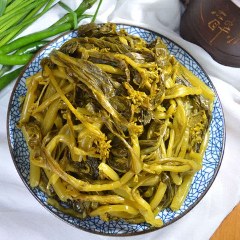 虎钢馋贵州特产兴义油菜苔冲菜油菜苔贞丰油菜苔咸菜下饭菜腌制 一斤