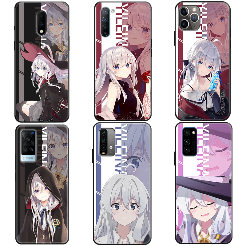 WENYAFF华为nova10动漫手机壳Hi nova12pro男女款nova9Z畅享50防摔荣耀70 pro +麦芒30 11畅玩40磨砂软套 魔女之旅-伊蕾娜-可爱甜美 优雅黑液态软套-下单请留言
